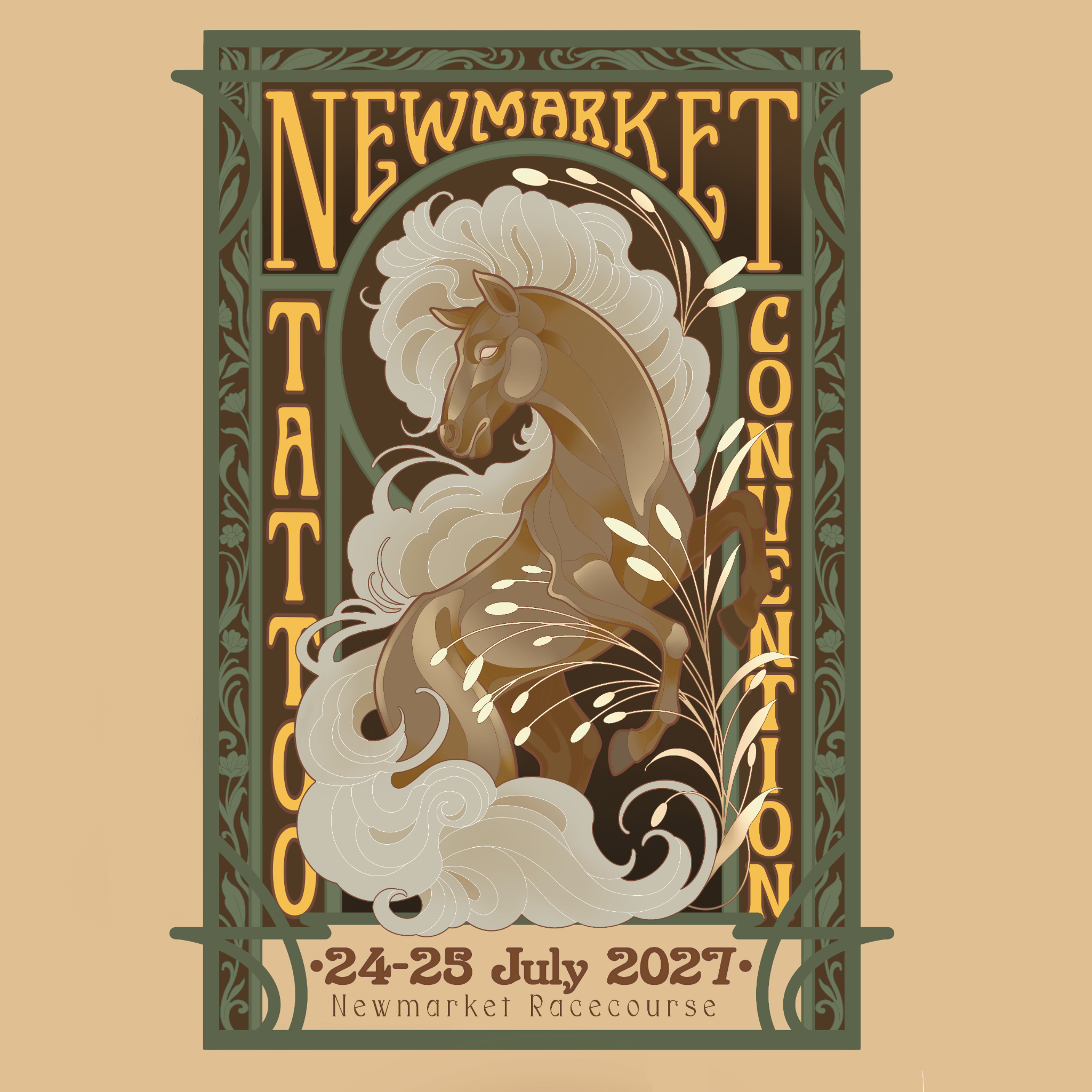 Newmarket Tattoo Convention poster artwork